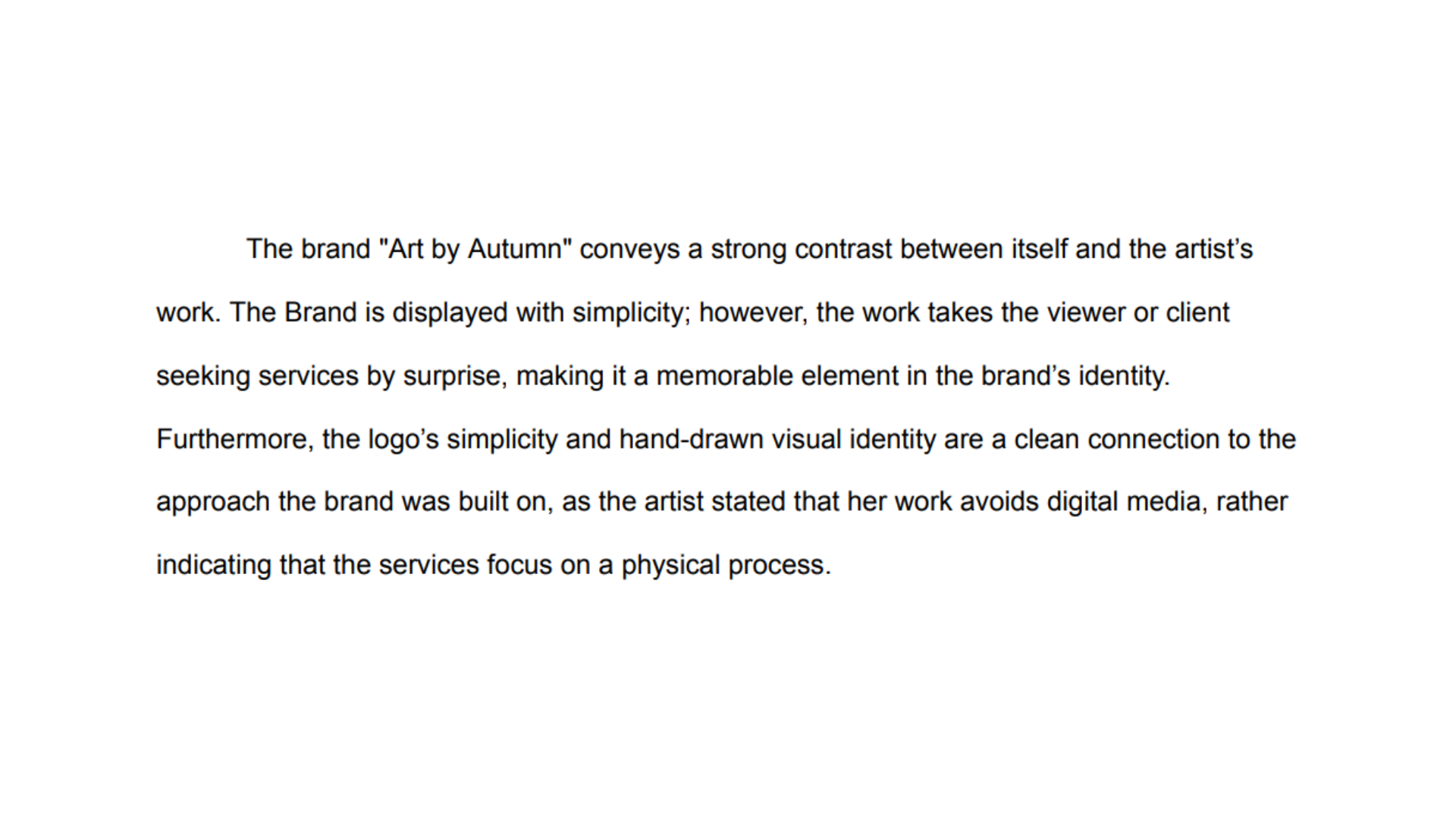 Assignment 6 — Critique